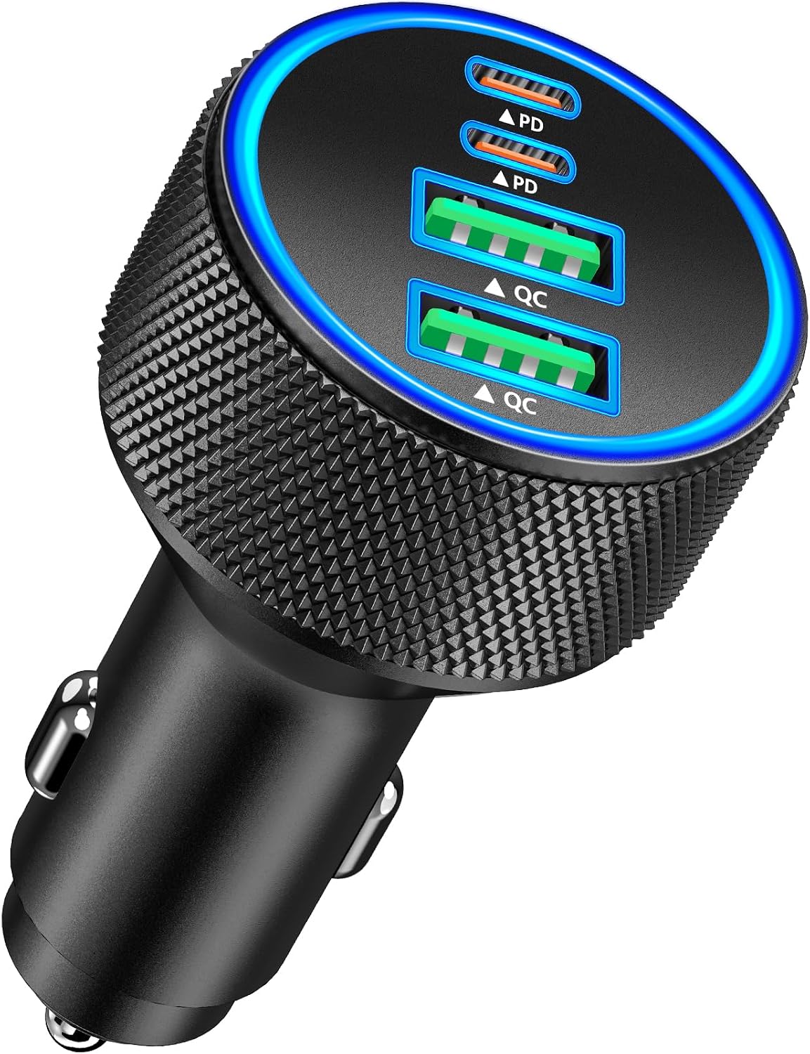USB C Car Charger, Rombica 2Pack 3-Port 67W Dual PD USB-C&USB-A Car Power Cigarette Lighter USB Charger 3 in 1 PD/QC Type C Fast Car Charge for iPhone 17 17 Pro Max 16 15 14 13 12/Galaxy S26 S25/Pixel