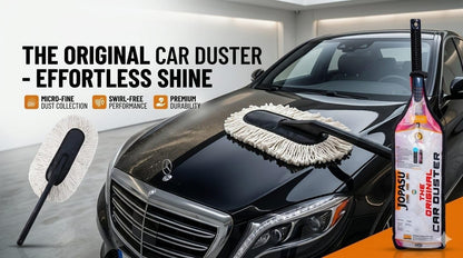 The Jopasu Car Duster – 100% Wax-Treated for Instant Dust Removal | No Scratches, No Hassle, Just a Clean Car