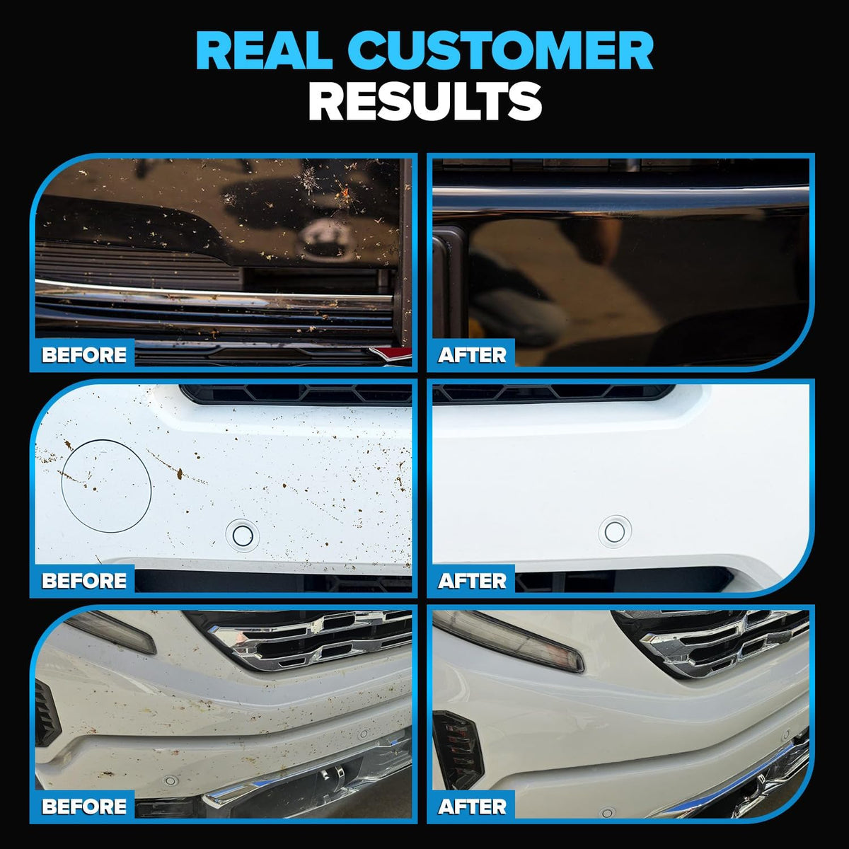 Carfidant Bug and Tar Remover for Cars Exterior with Ceramic Coating - Easily and Safely Clean Bug Splatter, Bird Poop from Paint, Plastic, Rubber, Metal, Chrome, Glass - Pre Wash for Car Detailing