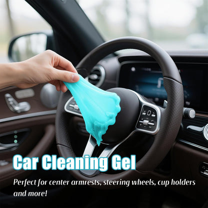 ASFSKY Car Cleaning Gel (Blue,Mint) Cleaning Putty Universal Dust Cleaning Car Interior Cleaner Keyboard Dust Remover Car Slime Gifts for Men Women girl（1 pack）