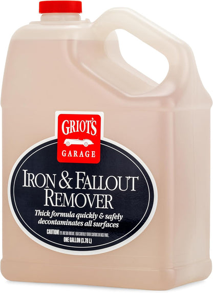 Griot's Garage Iron and Fallout Remover for Car Detailing and Cleaning, Remove Rust, Embedded Debris and Fallout from Multiple Exterior Surfaces 10948, 35oz