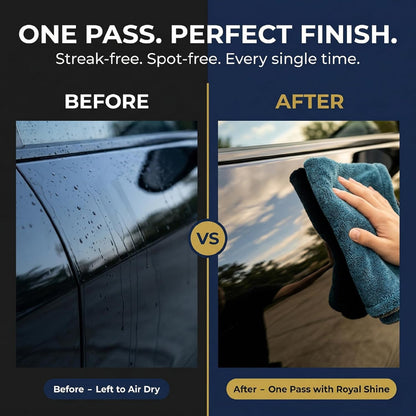 Car Drying Towel | Extra-Large, Ultra Soft & Super Absorbent Double Sided Towel for Drying Cars, Trucks & SUVs - 35" x 24", 1300 GSM | Won’t Leave Streaks, Spots or Scratches