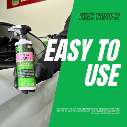3D Final Touch Quick Detail Spray - Easy Spray On, Wipe Off Showroom Shine 1 Gallon