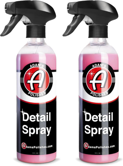 Adam's Polishes Detail Spray - Quick Waterless Detailer Spray For Car Detailing, Polisher Clay Bar & Wax Boosting Tech, Add Shine Gloss & Depth