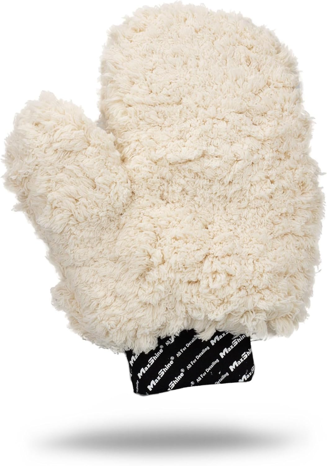 Maxshine Universal Ultra-Plush Microfiber Car Wash Mitt with Thumb – Super Absorbent, Ultra-Soft Wash Mitt for Scratch-Free Car Washing – Comfortable, Washable & Reusable Mitt for Auto Detailing