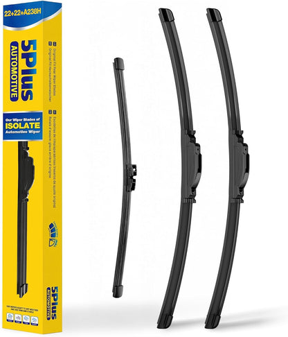 20"-2 Pack Windshield Wiper Blades Replacement For Ford F150 F250 F350 F450 F550 2008-1999 Expedition 2006-1999 Explorer 2010-2005 Mustang 2004-1999, Windshield Wiper Blades For My Car