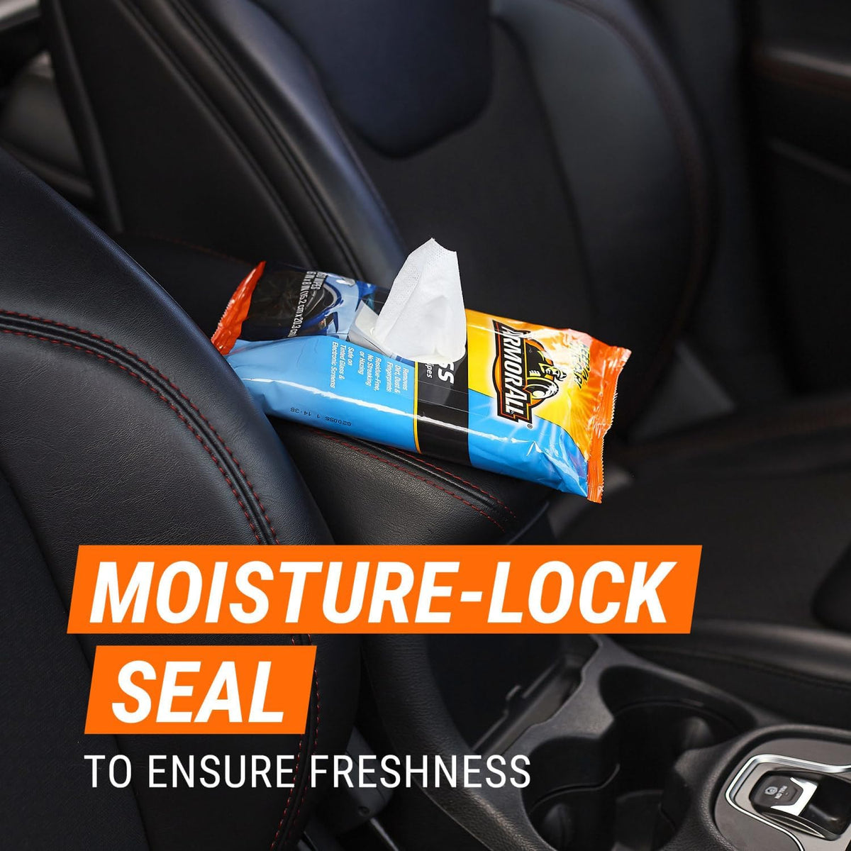 Armor All Car Protectant Wipes, Interior Car Wipes with UV Protection Against Cracking and Fading, 60 Wipes