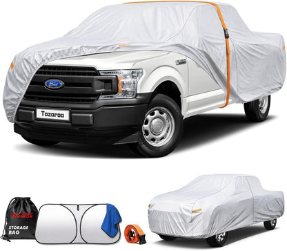 Car Cover Waterproof All-Weather,Heavy-Duty Outdoor Full Exterior Automobiles Sedan/Coupe (Length 186-193 inch) with Windshield Sun Shade Universal Fit Toyota Camry, Tesla Model 3, Accord etc