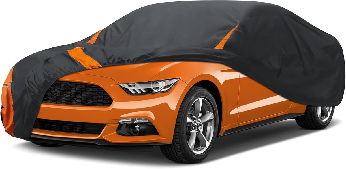 in Full Exterior Sedan Waterproof Car Cover All Weather, Waterproof,UV Resistant, Dustproof, and Snowproof Fit Toyota Camry,Tesla Model 3,Honda Accord,Nissan Altima,Kia K5 etc.Size A4