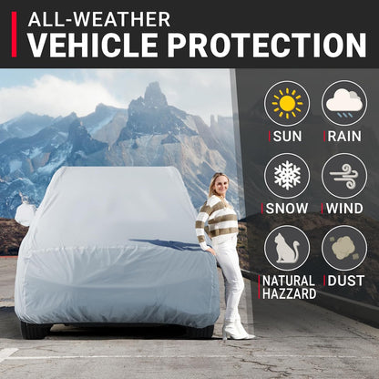 iCarCover Premium Car Cover for 1990-2017 Lexu s LS400, LS430, LS460 Heavy Duty Waterproof All-Weather Automobiles Custom Fit Indoor Outdoor UV Snow Protection Covers with Straps and Bag - Colors B