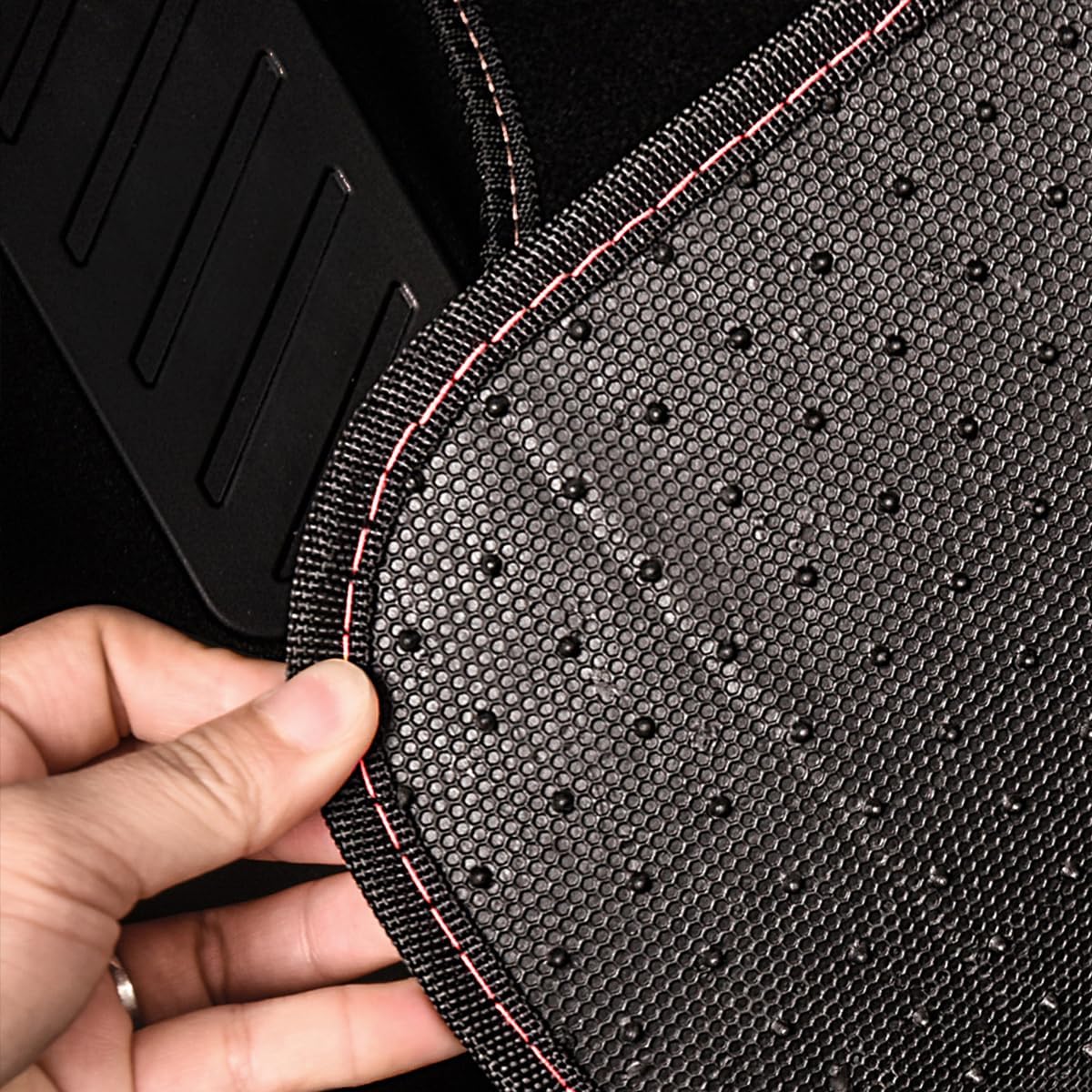 CAR PASS Waterproof Universal Car Floor Mats, Leopard Print Car Mats Fit for SUV,Vans,sedans, Trucks,Set of 4pcs Car Carpet with Driver Heel Pad and Nibs Backing, Leopard Car Accessories Gray Leopard