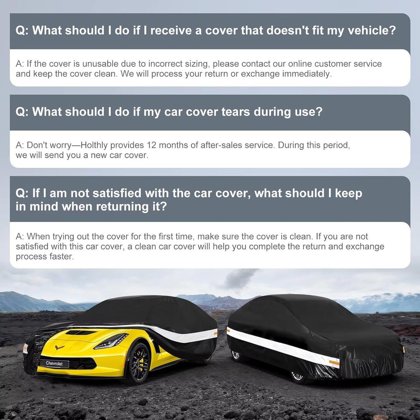 10 Layers Car Cover Custom Fit for Mercedes Benz C Class C250 C300 C43 C63 (1993-2026), Waterproof All Weather for Automobiles, Outdoor Full Cover Sun Dust Rain Protection with Cotton. Black - Colors A