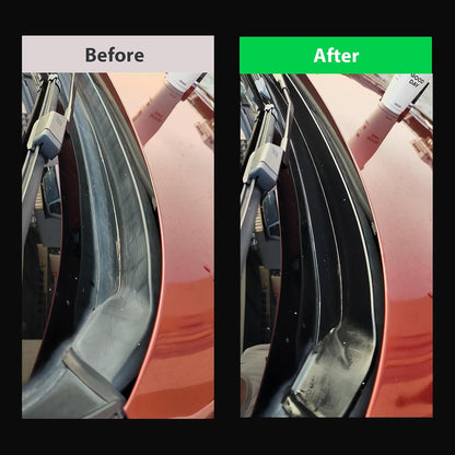 NADAMOO Plastic Restorer for Cars - Back to Black Ceramic Trim Restorer - Automotive DIY Kit for Exterior & Interior Plastic, Bumpers, Vinyl - Instant Black & 6-Month Protection, 30ml with Applicator