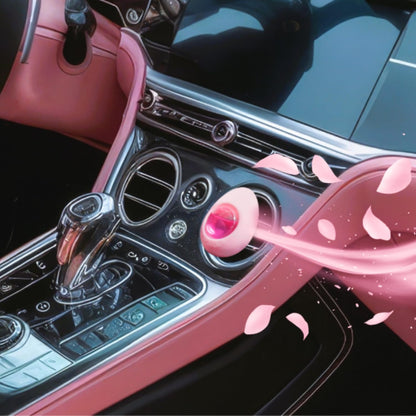 Air Jungles Car Air Freshener Vent Clip Honey Peach Scent, Pink Edition, 6 Pack (4ml Each), Long-Lasting Sweet Fruit Fragrance & Odor Eliminator, Up to 180 Days