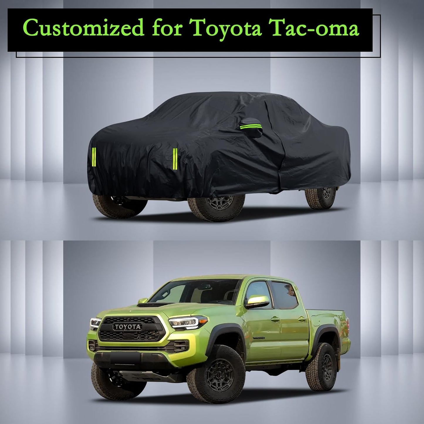 Car Cover Custom Fit for Toyota Corolla 2000-2025, Honda Civic 1991-2025, Waterproof All Weather Full Exterior Cover Rain Sun Protector Car Cover with Door Zipper