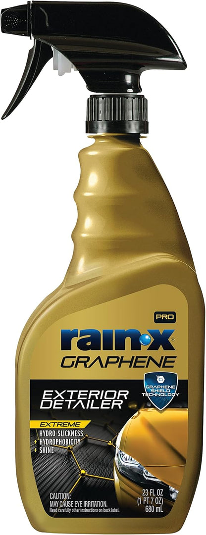 Rain-X 630177SRP Cerami-X Glass Cleaner + Water Repellent, 23oz - Cleaning Effectively While Remaining Streak Free, Protecting Against Contaminants and Stains