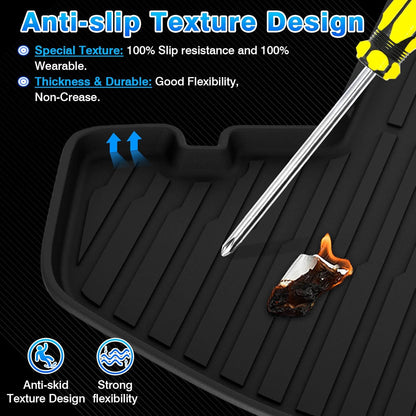 Rav4 Cargo Liner - Trunk Mat for Toyota RAV4 2019-2024 2025, All Weather Cargo Mat for rav4 Accessories, Heavy Duty (Fit for All Models)
