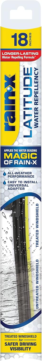 Rain-X 810363 Repellency Water Repellent Wiper Blades, 22" Windshield Wipers (Pack of 2), All Weather Streak-Free for Enhanced Visibility w/Water Repellency Formula [Amazon Exclusive] - Colors A