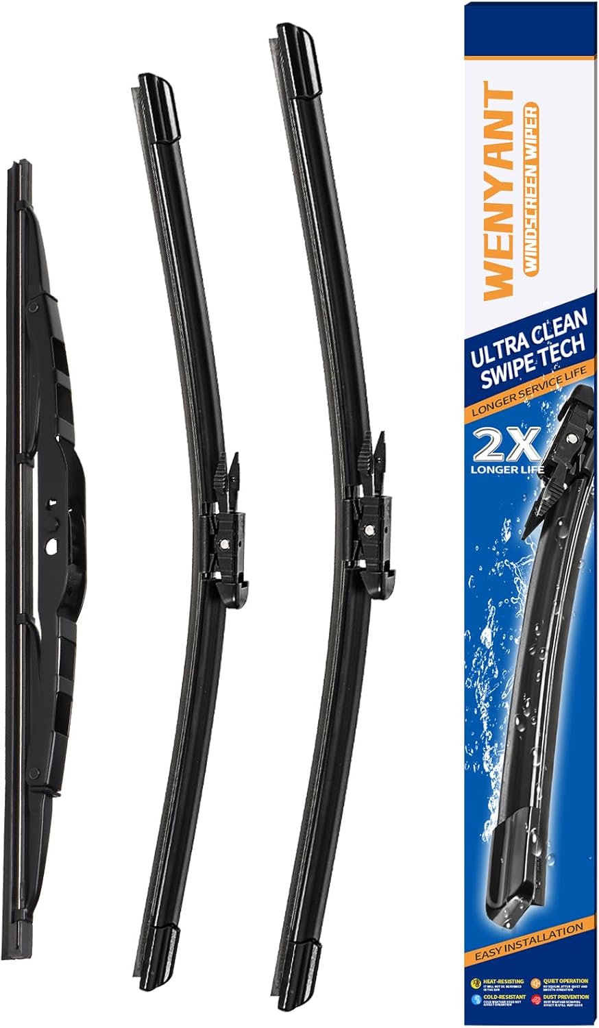 28"/28" Windshield Wipers Compatible with Ford Edge 2015-2020 Focus 2012-2018 Escape/Fusion 2013-2019 Front Wiper Blades for My Car Original Equipment Automotive Replacement (Set of 2) - Colors A