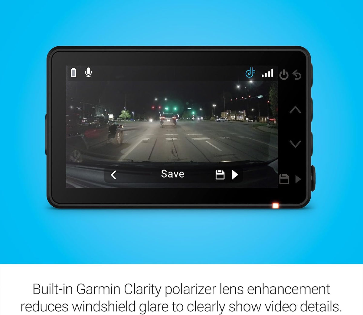 Garmin Dash Cam™ Mini 3, Ultracompact 1080p HD Dash Cam with a 140-degree Field of View, Built in Clarity™ Polarizer, Voice Controlled, Automatic Recording