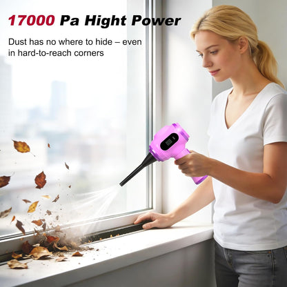 Portable Car Vacuum Cordless Mini Handheld Vacuums Cleaner Rechargeable with LCD Display and Multi-Nozzles, High Power Hand held Cleaners for Car, Home, Office, Sofa, Pet Hair,Keyboard