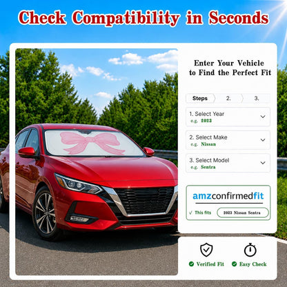 Car Windshield Sun Shade, Funny Cartoon Eyes Sun Visor for Car Windshield Universal Fits Sedan Compact Car Hatchback SUV, UV Heat Protection - 59 x 27.5
