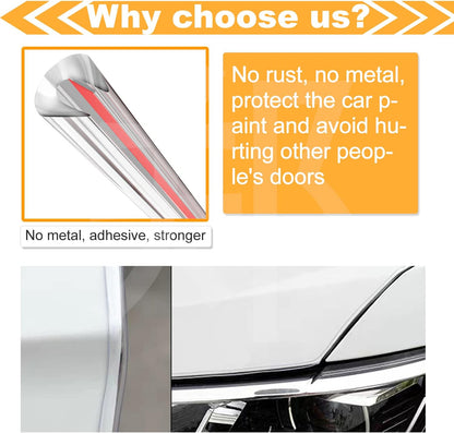Eytool Clear Door Edge Guards for Cars,Car Door Protector with U Adhesive Edge Protective Trim Ding Protector Fit for Most Car (Clear, 32.8FT)