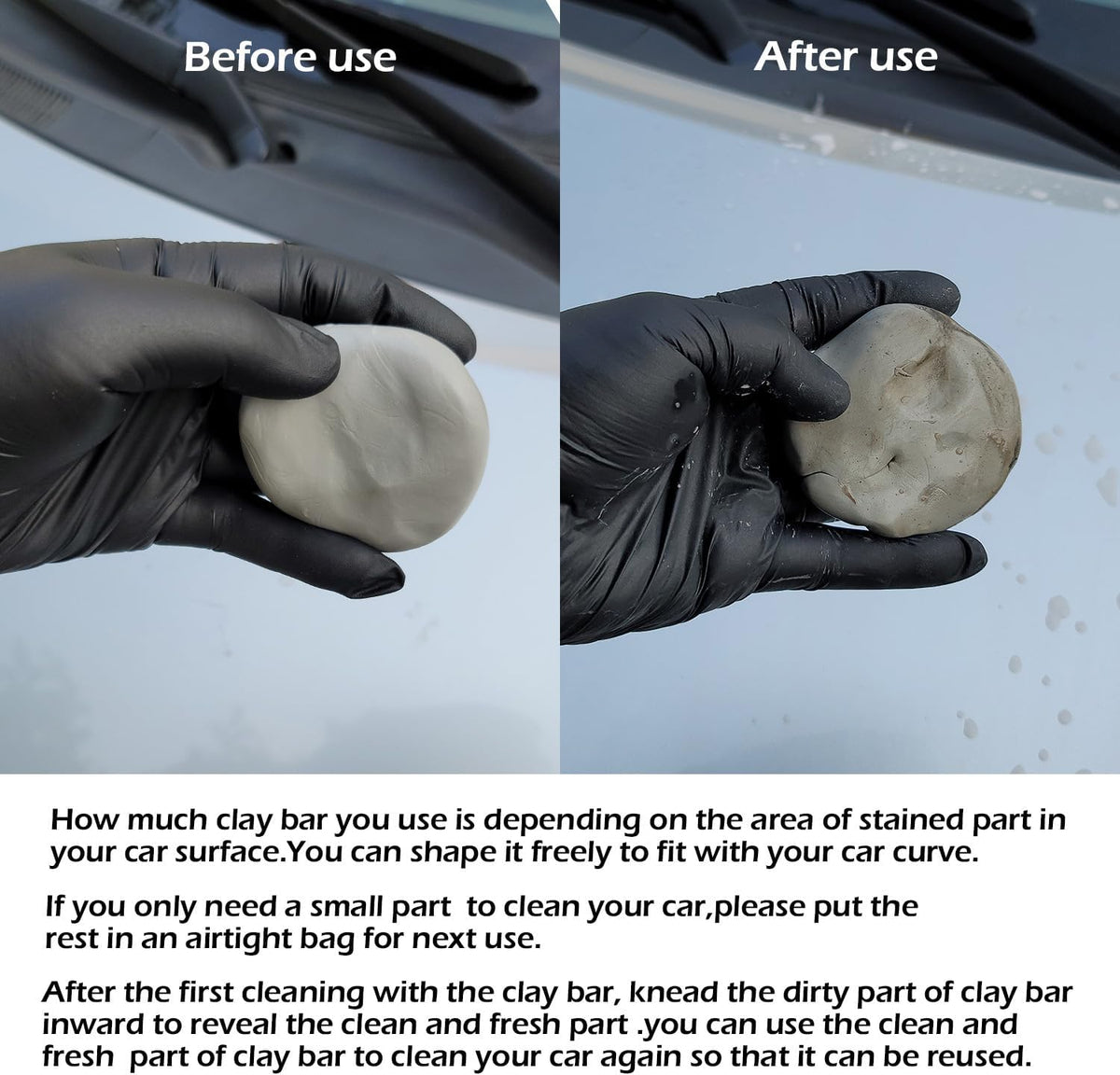 Car Clay Bars Auto Detailing 400g and Clay bar Lubricant Tablets 8 Pack(1pcs=16 oz) Clay bar kit,Include Portable Spray Bottle and Micro Fiber Towel,for Car Detailing Damage Free Cleaning