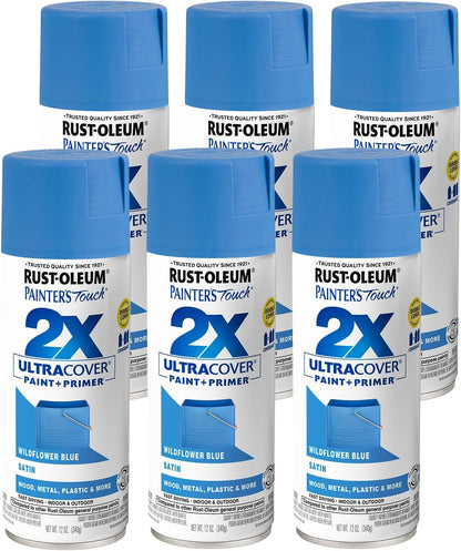 Rust-Oleum 334029 Painter's Touch 2X Ultra Cover Spray Paint, 12 oz, Gloss Clear - Colors F