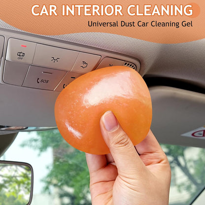 TeSabMi Car Cleaning Gel Car Cleaning Putty Car Putty Car Interior Cleaner Car Slime Car Detailing Kit Car Accessories Gifts for Dad Men Him Women Stocking Stuffers Pink