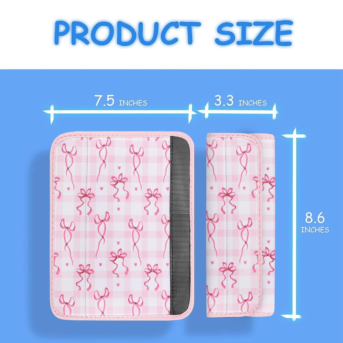 YR Seat Belt Cover for Kids, Soft Comfort Seat Belt Cushion for Children, Cute Cartoon Pattern Car Seat Belt Pads Cover for Girls and Boys, 1 Pack (Cartoon Spider)