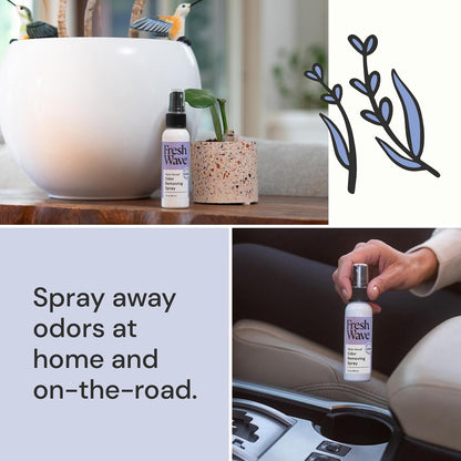 Fresh Wave Original Scent Odor Removing Spray, 8 fl. oz. | Pack of 2 | Odor Absorber for Home, Furniture, Fabrics & Trash | Safer Odor Relief