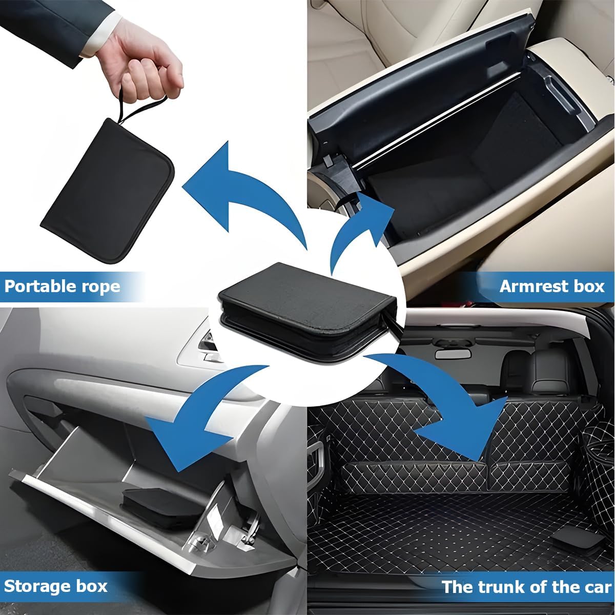 Mandark Car Tire Repair Kits, Heavy Duty Auto Tire Plug Repair Tools to Fix Punctures Plug Flats, Vehicle Patch Repairing Set Accessories, Universal for RV, SUV, Truck, Motorcyle (45PCS)