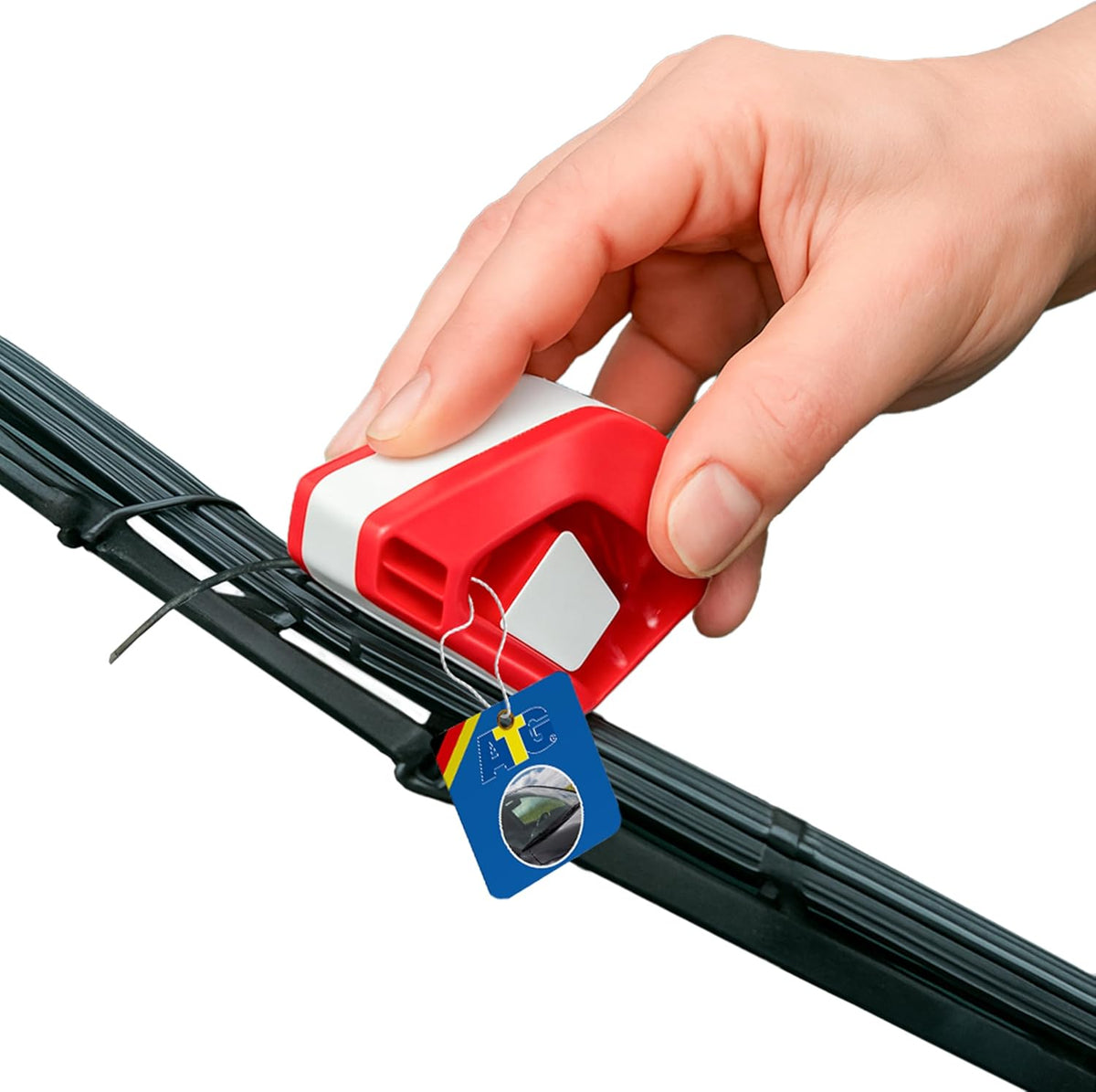ATG® Wiper Blade Restorer Tool – Fix streaky wipers in seconds – Universal cutter for all car brands – Makes old blades work like new