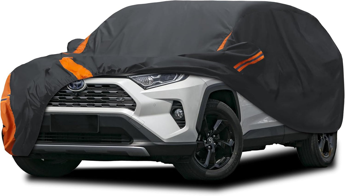 in Full Exterior Sedan Waterproof Car Cover All Weather, Waterproof,UV Resistant, Dustproof, and Snowproof Fit Toyota Camry,Tesla Model 3,Honda Accord,Nissan Altima,Kia K5 etc.Size A4