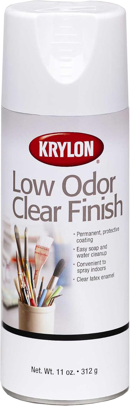 Krylon I00500A07 12-Ounce Triple Thick Clear Glaze Aerosol Spray,High-Gloss