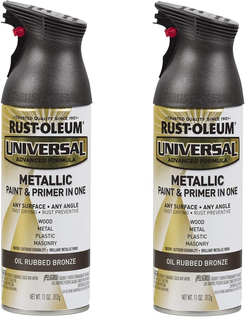 Rust-Oleum 302151 Universal All Surface Clear Topcoat Spray, 11 oz, Dead Flat Clear - Colors A