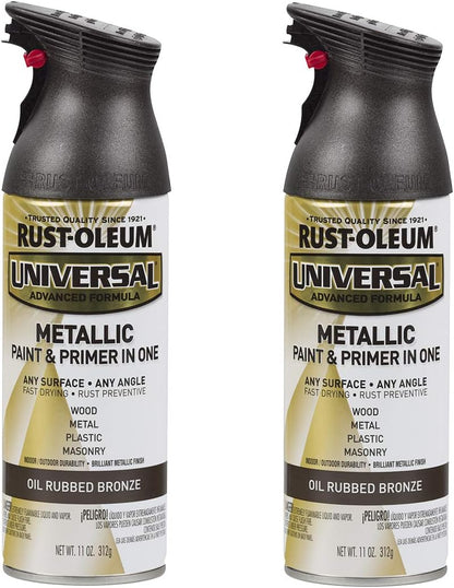 Rust-Oleum 302151 Universal All Surface Clear Topcoat Spray, 11 oz, Dead Flat Clear - Colors A