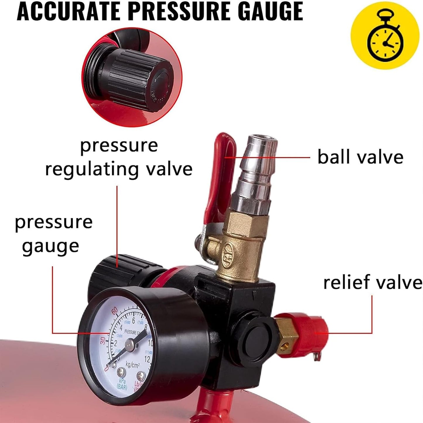VEVOR Oil Drain Container, 20 Gallon Waste Oil Drain Tank, Portable Oil Lift Drain Pan Air Operated Drainer, Fluid Fuel Drainage Adjustable Funnel Height with Pressure Regulating Valve & Wheel
