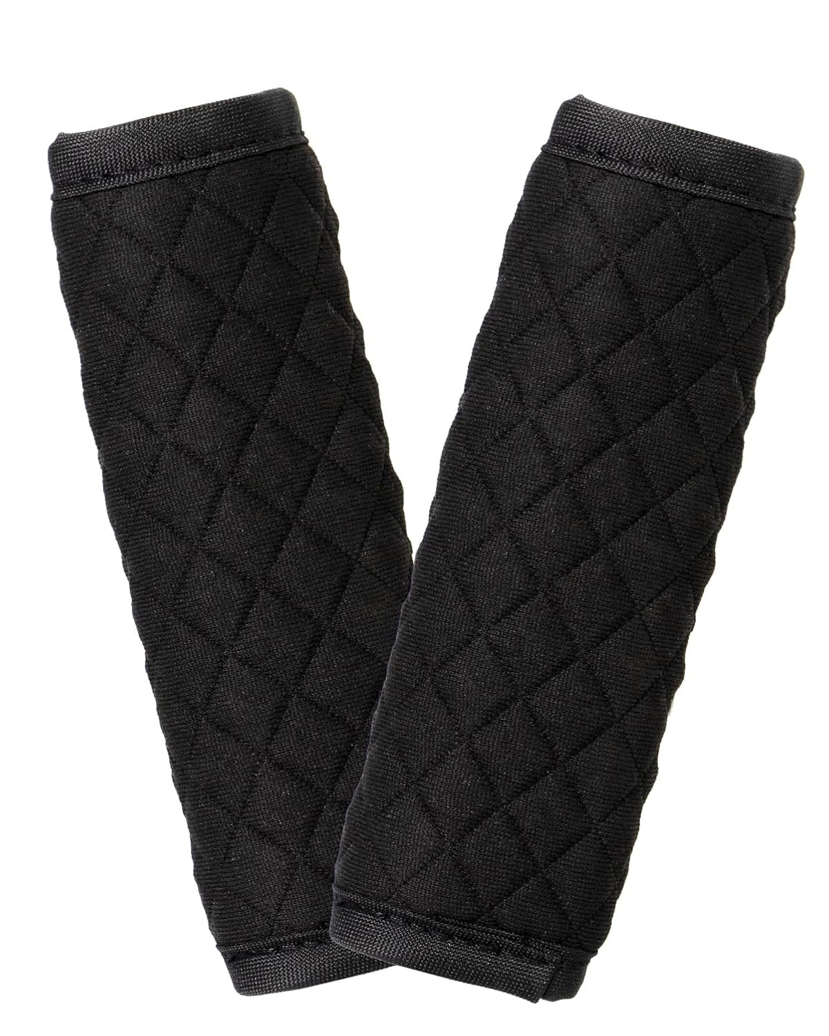 2 Pack Car Seat Belt Covers for Baby Kids, Reversible Soft Car Seat Shoulder Strap Pads, Seatbelt Cushion, Neck Strap Covers for Stroller, Carrier, Pushchair (Black Star)