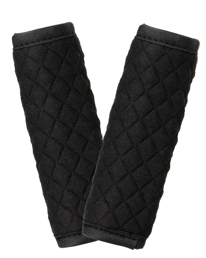 2 Pack Car Seat Belt Covers for Baby Kids, Reversible Soft Car Seat Shoulder Strap Pads, Seatbelt Cushion, Neck Strap Covers for Stroller, Carrier, Pushchair (Black Star)