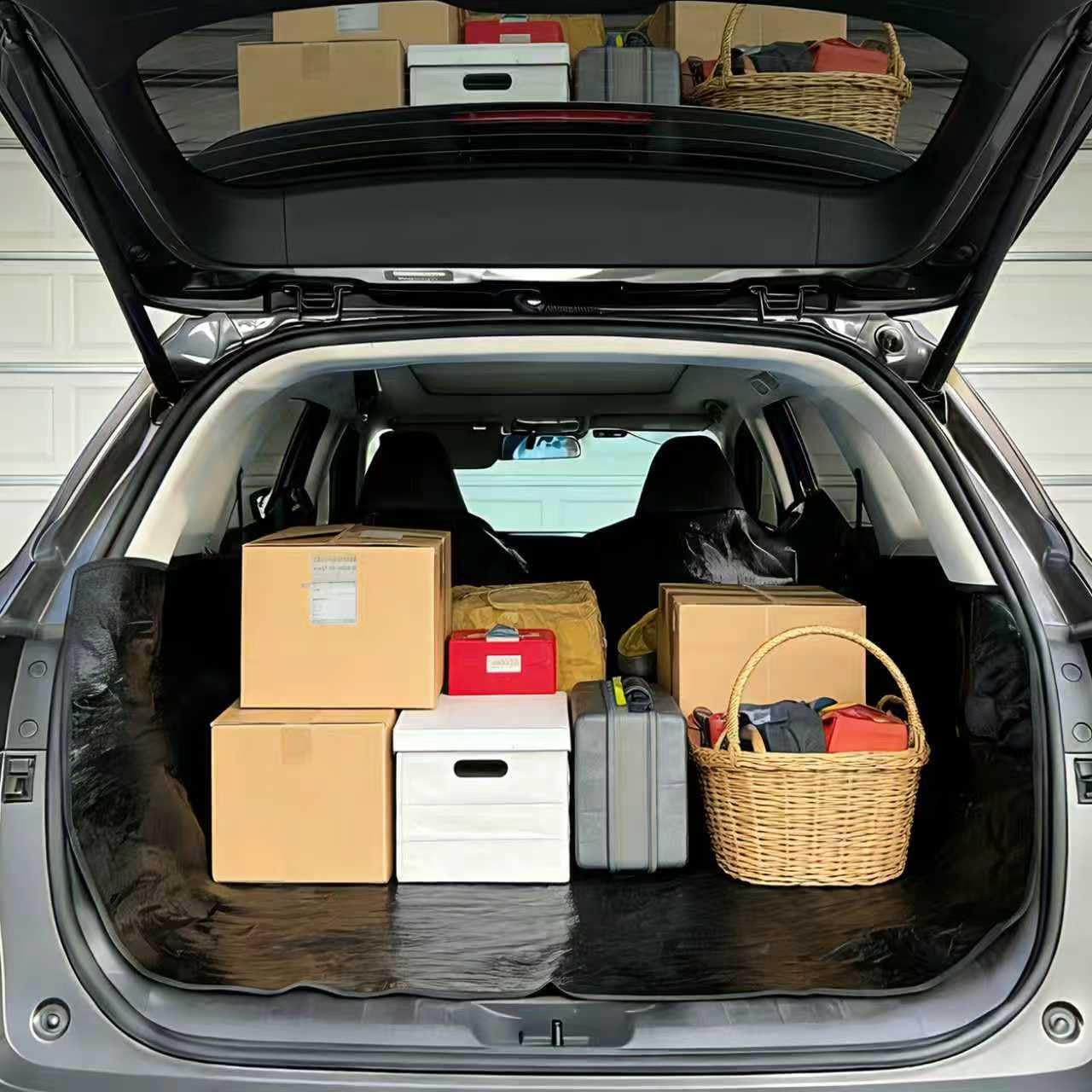 Cargo Mat Liner - Universal Waterproof Car Rear Trunk Protector Durable Heavy Duty SUV Mat, 80" W x 70" D