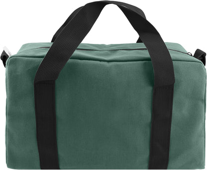 Small Tool Bag,Close Top Wide Mouth Tool Organizer Bag,Large Capacity Tool Bags for Men,Canvas Tool Storage Bag for Storage Handbag for Screwdrivers,Wrench,Pliers Hand Tools (black, 12 Inch)