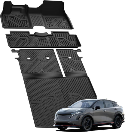 LASFIT Floor Mats Fits for Hyundai Sonata 2020-2026 (Only for FWD & Gas) & Kia K5 2021-2025 (Only for FWD) Custom Fit TPE All Weather Floor Liners Car Mats Accessories, Black