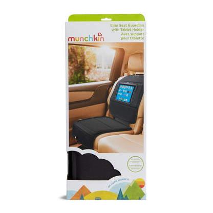 Munchkin Elite Seat Guardian Car Seat Protector, Under Car Seat Cover for Baby and Toddler Seats, Rear or Forward Facing, Dark Grey
