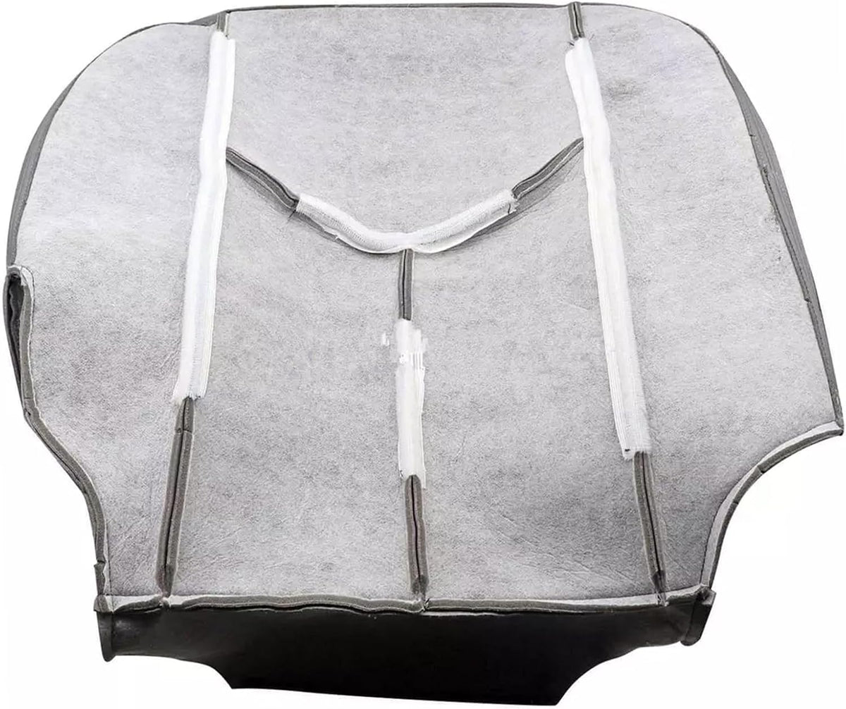 NLQR #522 Light Tan Front Driver Bottom Replacement Seat Cover Microfiber Leather Compatible with Chevy Avalanche Tahoe Suburban GMC Yukon XL 2003 2004 2005 2006
