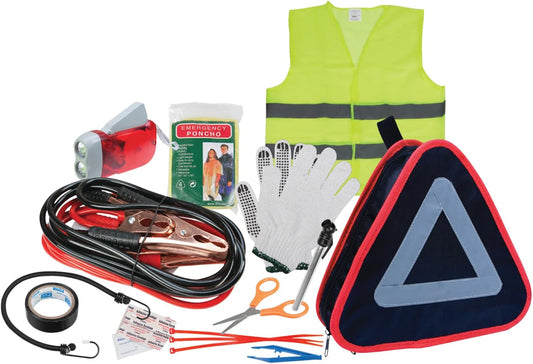 Performance Tool W1555 Deluxe Roadside Emergency Assistance Kit With Jumper Cables