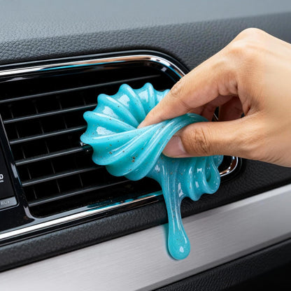 Gytera 2PCS Car Cleaning Gel Car Clean Putty Car Accessories, Universal Car Interior Cleaner Slime, Cleaning Kit Supplies, Auto Detailing Tools Car Accessories, Dust Remover Gifts for Men Women