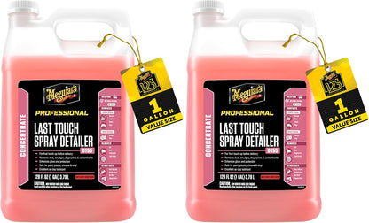 Meguiar's D15501 Last Touch Spray Detailer, Great for Use as Clay Lubricant, creates a Showroom Shine, Removes Dust, Smudges, Fingerprints and More, Versatile Use and Enhances Protection, 1 Gallon
