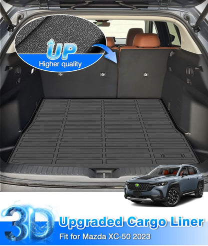 Rav4 Cargo Liner - Trunk Mat for Toyota RAV4 2019-2024 2025, All Weather Cargo Mat for rav4 Accessories, Heavy Duty (Fit for All Models)